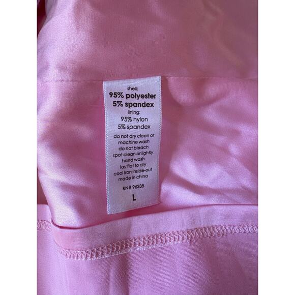 Susana Monaco pink midi sequin dress vegas strapless large - Picture 8 of 10